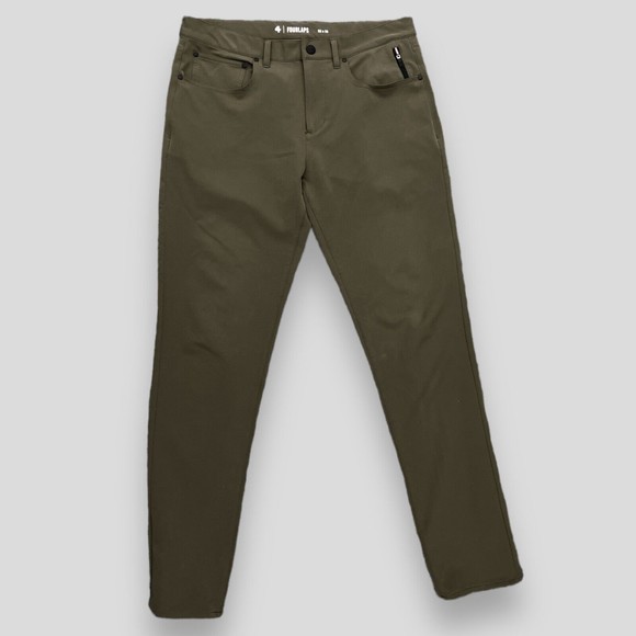 Four Laps Other - Fourlaps Pants Men’s 32x31 Green Traverse Slim Stretch 1072 Water Repellent Fall